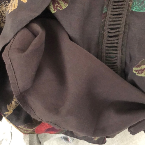 Free People Floral Long Sleeve Mini Dress - Picture 6 of 6